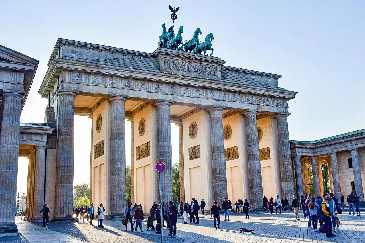 brand front of the brandenburg gate