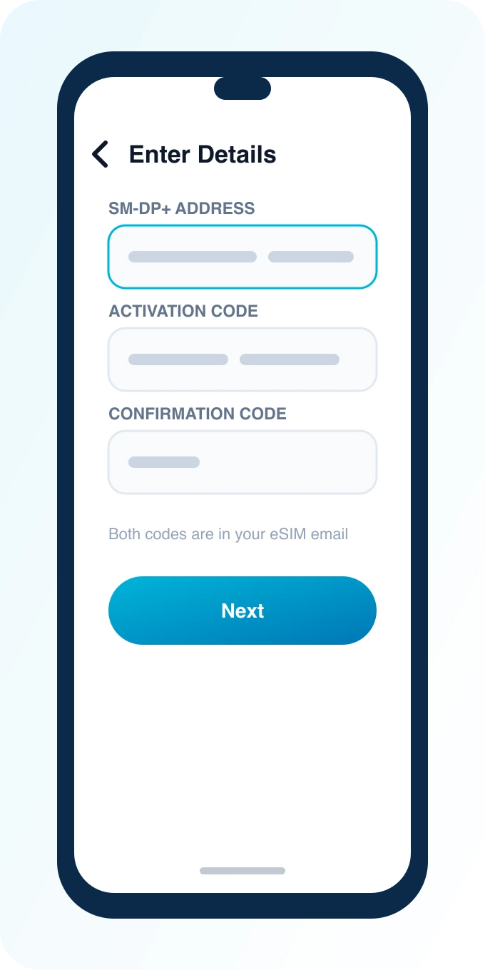 Or enter details manually