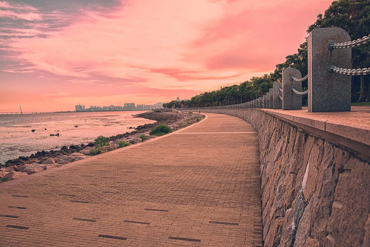 seaside promenade